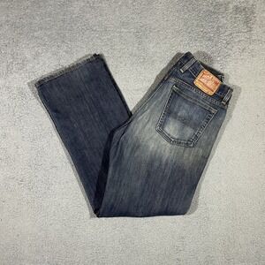 Lucky Brand Vintage Straight Dark Wash Blue Jeans Men's 33 #3193